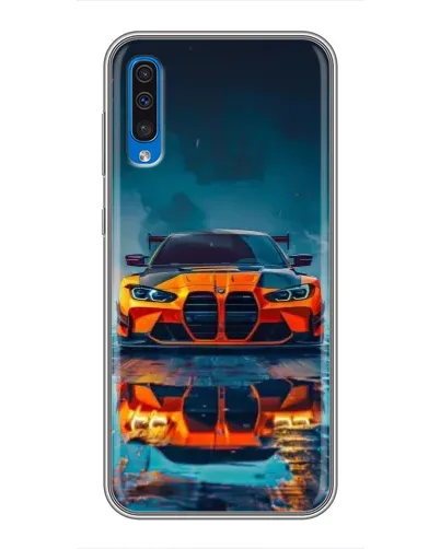 Чехол для Samsung Galaxy A50 2019 (A505F) с картинкой «BMW — золотая эмблема» Чехол для Samsung Galaxy A50 2019 (A505F) с картинкой «BMW — золотая эмблема»