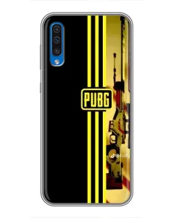 Чехол для Samsung Galaxy A50 2019 (A505F) с картинкой «PUBG — камуфляжный шлем»