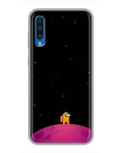 Чехол для Samsung Galaxy A50 2019 (A505F) с картинкой «Одинокий герой на планете»