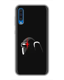 Чехол для Samsung Galaxy A50 2019 (A505F) с картинкой «Among Us шлем»