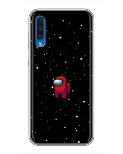 Чехол для Samsung Galaxy A50 2019 (A505F) с картинкой «Красный Among Us»