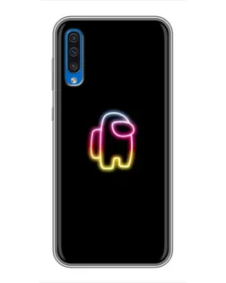 Чехол для Samsung Galaxy A50 2019 (A505F) с картинкой «Among Us градиент»