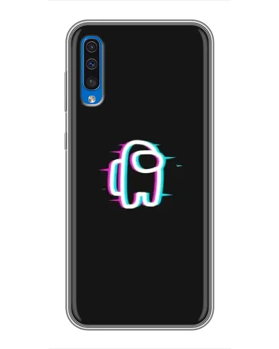 Чехол для Samsung Galaxy A50 2019 (A505F) с картинкой «Among Us неон»