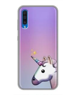 Чехол для Samsung Galaxy A50 2019 (A505F) с картинкой «Единорог градиент» Чехол для Samsung Galaxy A50 2019 (A505F) с картинкой «Единорог градиент»