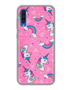 Чехол для Samsung Galaxy A50 2019 (A505F) с картинкой «Unicorn паттерн розовый» Чехол для Samsung Galaxy A50 2019 (A505F) с картинкой «Unicorn паттерн розовый»