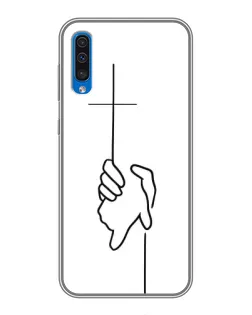 Чехол для Samsung Galaxy A50 2019 (A505F) с картинкой «Рука держит»