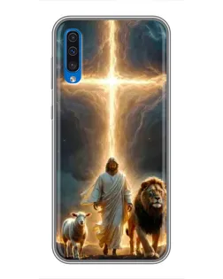 Чехол для Samsung Galaxy A50 2019 (A505F) с картинкой «Лев Иуды и Свет»