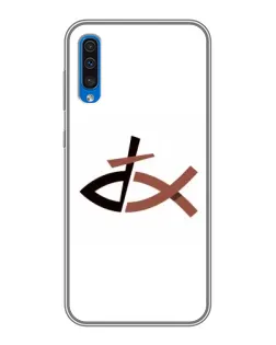 Чехол для Samsung Galaxy A50 2019 (A505F) с картинкой «Рыба и крест»