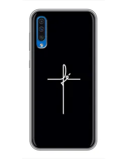 Чехол для Samsung Galaxy A50 2019 (A505F) с картинкой «Тонкий крест» Чехол для Samsung Galaxy A50 2019 (A505F) с картинкой «Тонкий крест»