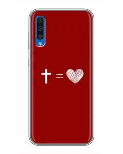 Чехол для Samsung Galaxy A50 2019 (A505F) с картинкой «Уравнение любви» Чехол для Samsung Galaxy A50 2019 (A505F) с картинкой «Уравнение любви»