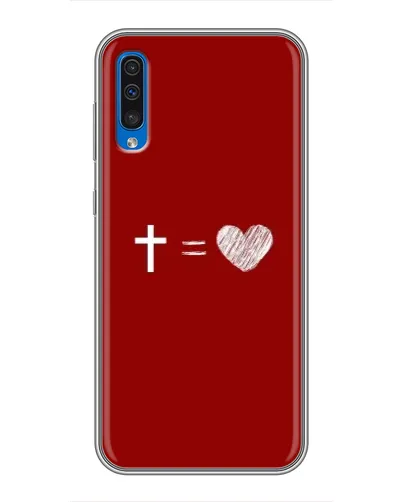 Чехол для Samsung Galaxy A50 2019 (A505F) с картинкой «Уравнение любви» Чехол для Samsung Galaxy A50 2019 (A505F) с картинкой «Уравнение любви»