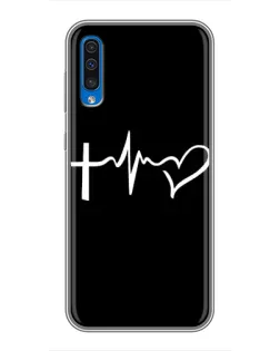Чехол для Samsung Galaxy A50 2019 (A505F) с картинкой «Пульс веры» Чехол для Samsung Galaxy A50 2019 (A505F) с картинкой «Пульс веры»