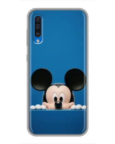 Чехол для Samsung Galaxy A50 2019 (A505F) с картинкой «Микки выглядывает»