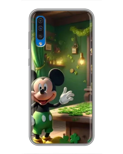 Чехол для Samsung Galaxy A50 2019 (A505F) с картинкой «Микки в мастерской»