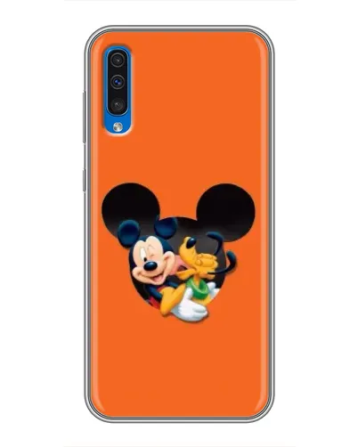Чехол для Samsung Galaxy A50 2019 (A505F) с картинкой «Сердце Микки Минни»