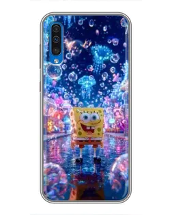 Чехол для Samsung Galaxy A50 2019 (A505F) с картинкой «Неоновый океан»
