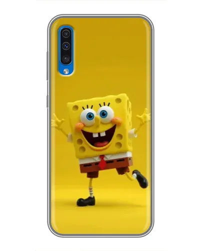 Чехол для Samsung Galaxy A50 2019 (A505F) с картинкой «Позитивный Губка Боб»
