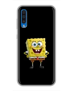 Чехол для Samsung Galaxy A50 2019 (A505F) с картинкой «Классический Губка Боб»