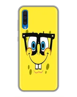 Чехол для Samsung Galaxy A50 2019 (A505F) с картинкой «Минималистичный Спанч Боб» Чехол для Samsung Galaxy A50 2019 (A505F) с картинкой «Минималистичный Спанч Боб»