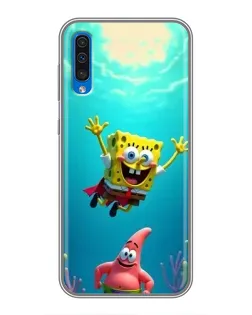 Чехол для Samsung Galaxy A50 2019 (A505F) с картинкой «Спанч Боб под водой» Чехол для Samsung Galaxy A50 2019 (A505F) с картинкой «Спанч Боб под водой»