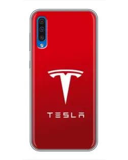 Чехол для Samsung Galaxy A50 2019 (A505F) с картинкой «Tesla Red Classic» Чехол для Samsung Galaxy A50 2019 (A505F) с картинкой «Tesla Red Classic»