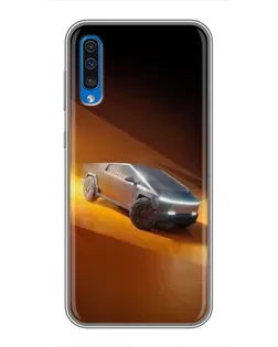 Чехол для Samsung Galaxy A50 2019 (A505F) с картинкой «Cybertruck в пустыне» Чехол для Samsung Galaxy A50 2019 (A505F) с картинкой «Cybertruck в пустыне»