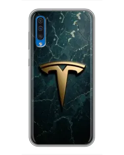 Чехол для Samsung Galaxy A50 2019 (A505F) с картинкой «Мраморная Tesla Gold» Чехол для Samsung Galaxy A50 2019 (A505F) с картинкой «Мраморная Tesla Gold»