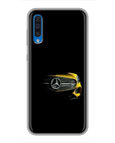 Чехол для Samsung Galaxy A50 2019 (A505F) с картинкой «Mercedes — ретро стиль»