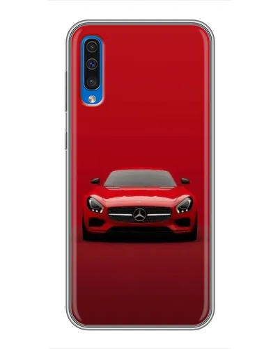 Чехол для Samsung Galaxy A50 2019 (A505F) с картинкой «Красный Mercedes AMG»