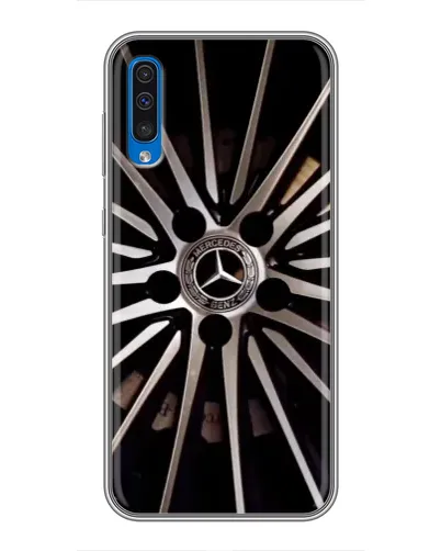 Чехол для Samsung Galaxy A50 2019 (A505F) с картинкой «Диск Mercedes»