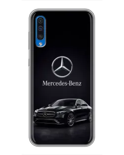 Чехол для Samsung Galaxy A50 2019 (A505F) с картинкой «Mercedes — решетка радиатора»