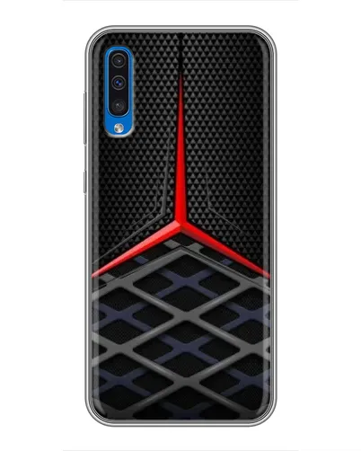Чехол для Samsung Galaxy A50 2019 (A505F) с картинкой «Mercedes Carbon Grid»