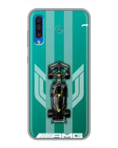 Чехол для Samsung Galaxy A50 2019 (A505F) с картинкой «Mercedes AMG Petronas»