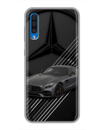 Чехол для Samsung Galaxy A50 2019 (A505F) с картинкой «Mercedes AMG — графика»