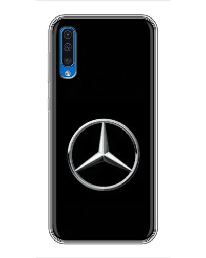 Чехол для Samsung Galaxy A50 2019 (A505F) с картинкой «Mercedes классический лого»