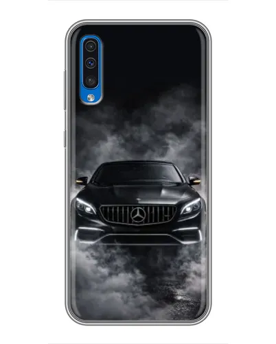 Чехол для Samsung Galaxy A50 2019 (A505F) с картинкой «Mercedes в дыму»