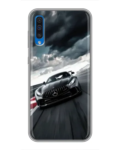 Чехол для Samsung Galaxy A50 2019 (A505F) с картинкой «Гоночный Mercedes AMG»