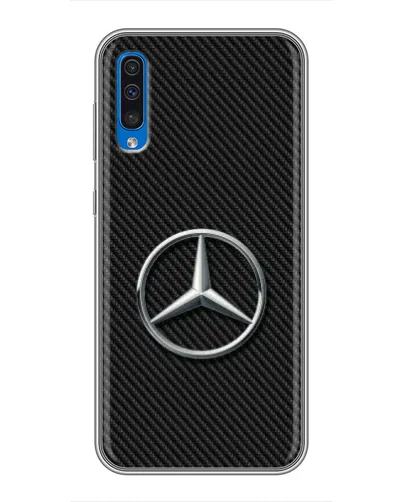 Чехол для Samsung Galaxy A50 2019 (A505F) с картинкой «Карбоновый Mercedes стиль» Чехол для Samsung Galaxy A50 2019 (A505F) с картинкой «Карбоновый Mercedes стиль»