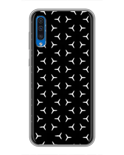 Чехол для Samsung Galaxy A50 2019 (A505F) с картинкой «Mercedes паттерн звезд» Чехол для Samsung Galaxy A50 2019 (A505F) с картинкой «Mercedes паттерн звезд»