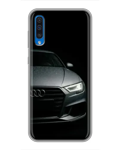 Чехол для Samsung Galaxy A50 2019 (A505F) с картинкой «Audi — детализация кузова» Чехол для Samsung Galaxy A50 2019 (A505F) с картинкой «Audi — детализация кузова»