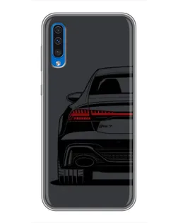 Чехол для Samsung Galaxy A50 2019 (A505F) с картинкой «Задняя часть Audi — арт»