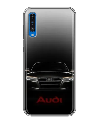 Чехол для Samsung Galaxy A50 2019 (A505F) с картинкой «Audi — градиентный контур» Чехол для Samsung Galaxy A50 2019 (A505F) с картинкой «Audi — градиентный контур»