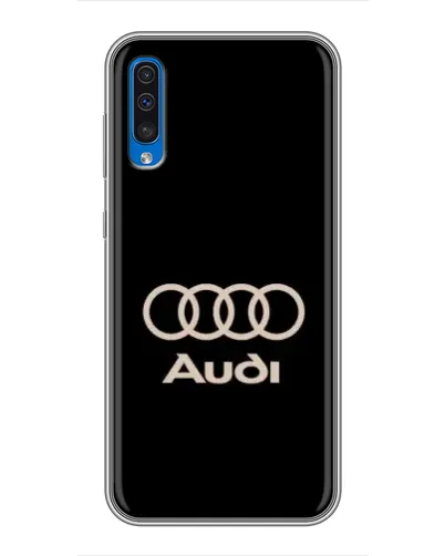 Чехол для Samsung Galaxy A50 2019 (A505F) с картинкой «Audi — золотой логотип» Чехол для Samsung Galaxy A50 2019 (A505F) с картинкой «Audi — золотой логотип»