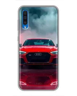 Чехол для Samsung Galaxy A50 2019 (A505F) с картинкой «Audi RS — красный стиль»
