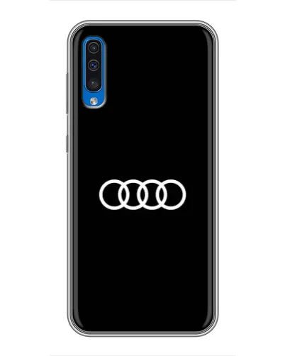 Чехол для Samsung Galaxy A50 2019 (A505F) с картинкой «Audi White Logo» Чехол для Samsung Galaxy A50 2019 (A505F) с картинкой «Audi White Logo»