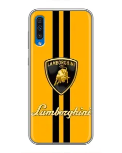 Чехол для Samsung Galaxy A50 2019 (A505F) с картинкой «Lamborghini Stripe желтый» Чехол для Samsung Galaxy A50 2019 (A505F) с картинкой «Lamborghini Stripe желтый»