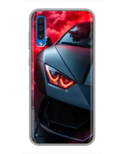 Чехол для Samsung Galaxy A50 2019 (A505F) с картинкой «Lamborghini красное сияние» Чехол для Samsung Galaxy A50 2019 (A505F) с картинкой «Lamborghini красное сияние»