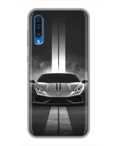 Чехол для Samsung Galaxy A50 2019 (A505F) с картинкой «Lamborghini симметрия дорог» Чехол для Samsung Galaxy A50 2019 (A505F) с картинкой «Lamborghini симметрия дорог»
