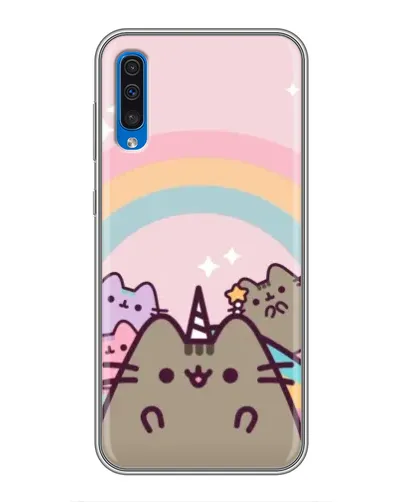 Чехол для Samsung Galaxy A50 2019 (A505F) с картинкой «Единорог Pusheen» Чехол для Samsung Galaxy A50 2019 (A505F) с картинкой «Единорог Pusheen»