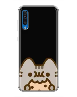 Чехол для Samsung Galaxy A50 2019 (A505F) с картинкой «Пушин на черном» Чехол для Samsung Galaxy A50 2019 (A505F) с картинкой «Пушин на черном»